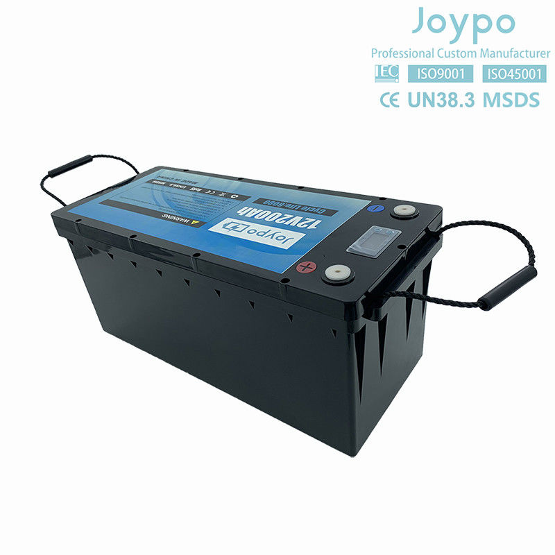 Camper de caravanas de larga duración LFP Lifepo4 Batería 12V 24V 100Ah 200Ah con Smart BMS