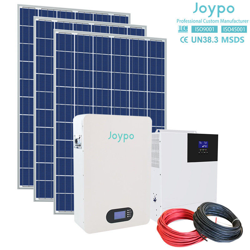 Batería de pared de energía solar 51.2V 5KWH Batería LiFePO4 con BMS inteligente y pantalla