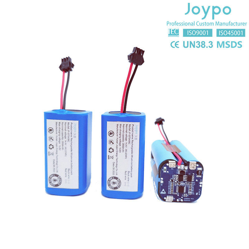 18650 Batería de litio recargable OEM 14.4V 2800mAh para aspiradora de robots