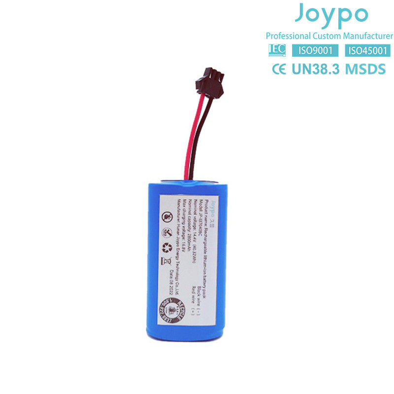 18650 Batería de litio recargable OEM 14.4V 2800mAh para aspiradora de robots