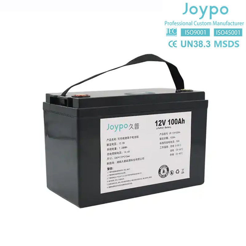 Profundo ciclo Lifepo4 Batería de litio marina 12.8V 100Ah IP67 a prueba de agua para barco