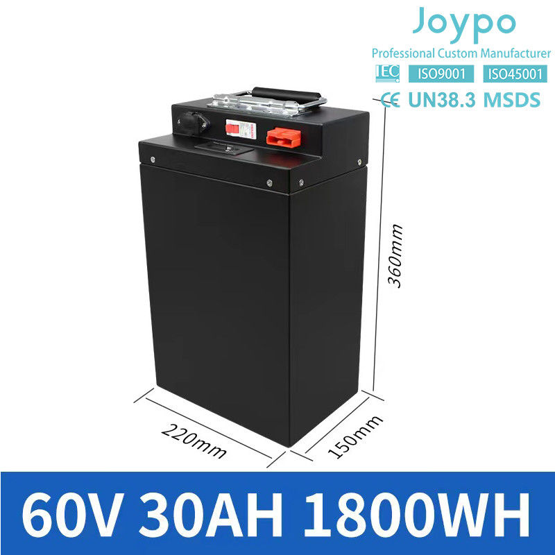 Scooter eléctrico de 60V Batería de litio 20AH 30AH 40AH 50AH Para el vehículo de 2 / 3 ruedas