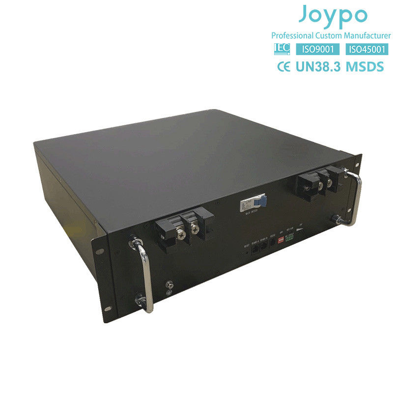 Montaje en el bastidor Almacenamiento solar Batería de litio Ciclo profundo 51.2V 100Ah Batería de litio