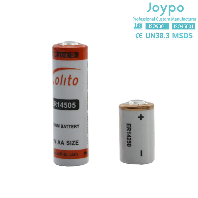 Batería de litio ER14250 desechable 3.6V 1.2Ah Célula de litio para medidor de electricidad