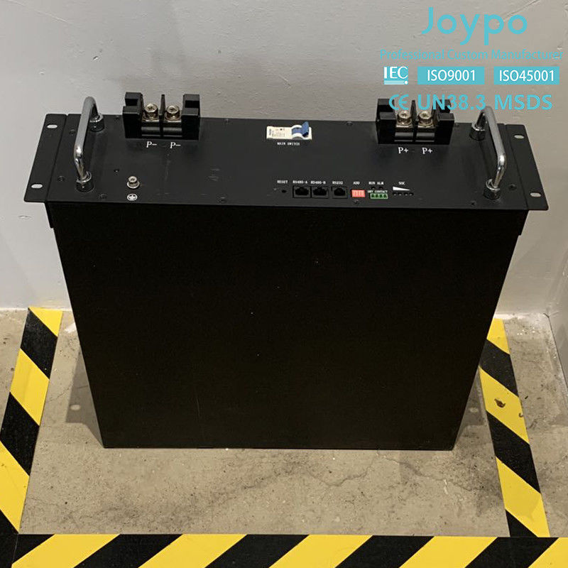 Montaje en el bastidor Almacenamiento solar Batería de litio Ciclo profundo 51.2V 100Ah Batería de litio