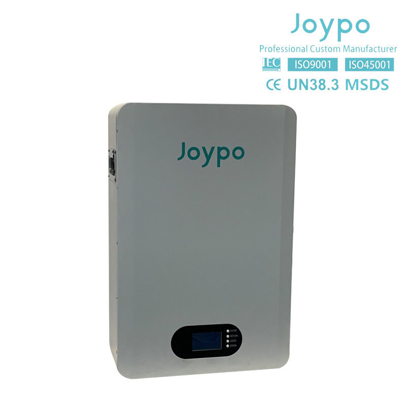 Batería recargable Joypo montada en la pared 5KWH 10KWH LiFePO4 para almacenamiento de energía solar