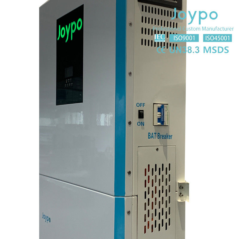 Sistema de almacenamiento de energía solar de fase única de 10kwh Batería de 48V 200Ah para el hogar