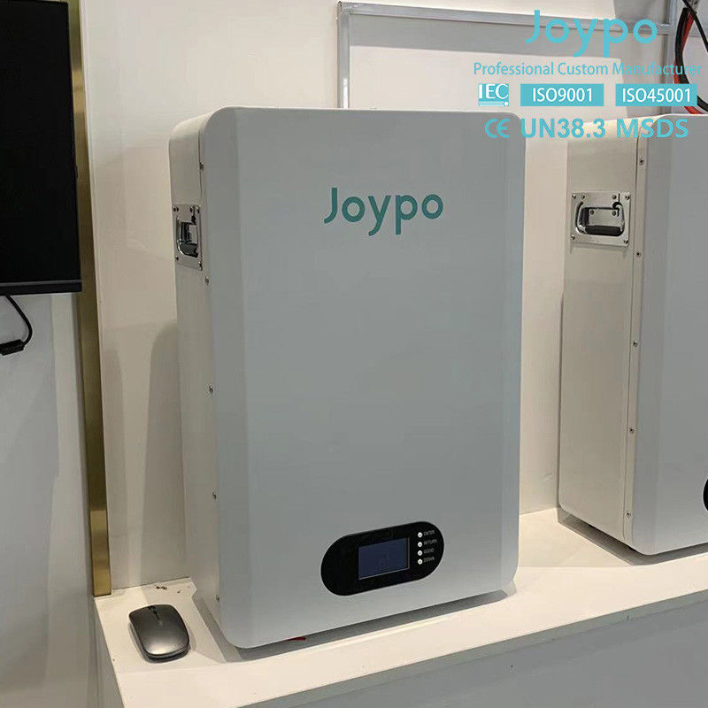 Batería recargable Joypo montada en la pared 5KWH 10KWH LiFePO4 para almacenamiento de energía solar