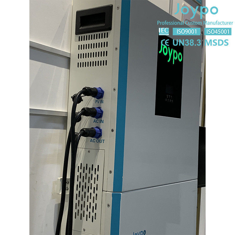 Home Sistema de almacenamiento de energía solar Inversor de fase única y almacenamiento de batería 51.2V