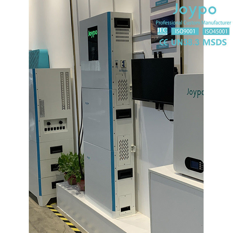 Home Sistema de almacenamiento de energía solar Inversor de fase única y almacenamiento de batería 51.2V