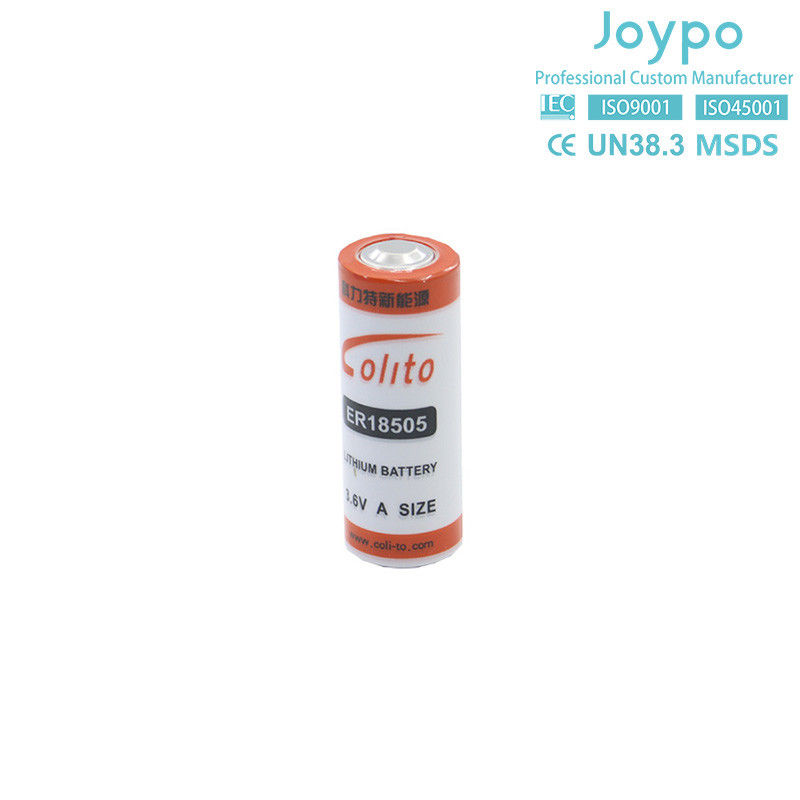 ER18505M Batería de litio no recargable 3.6V 3000mah Tipo espiral de alta densidad de energía