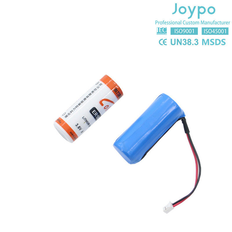 ER18505M Batería de litio no recargable 3.6V 3000mah Tipo espiral de alta densidad de energía
