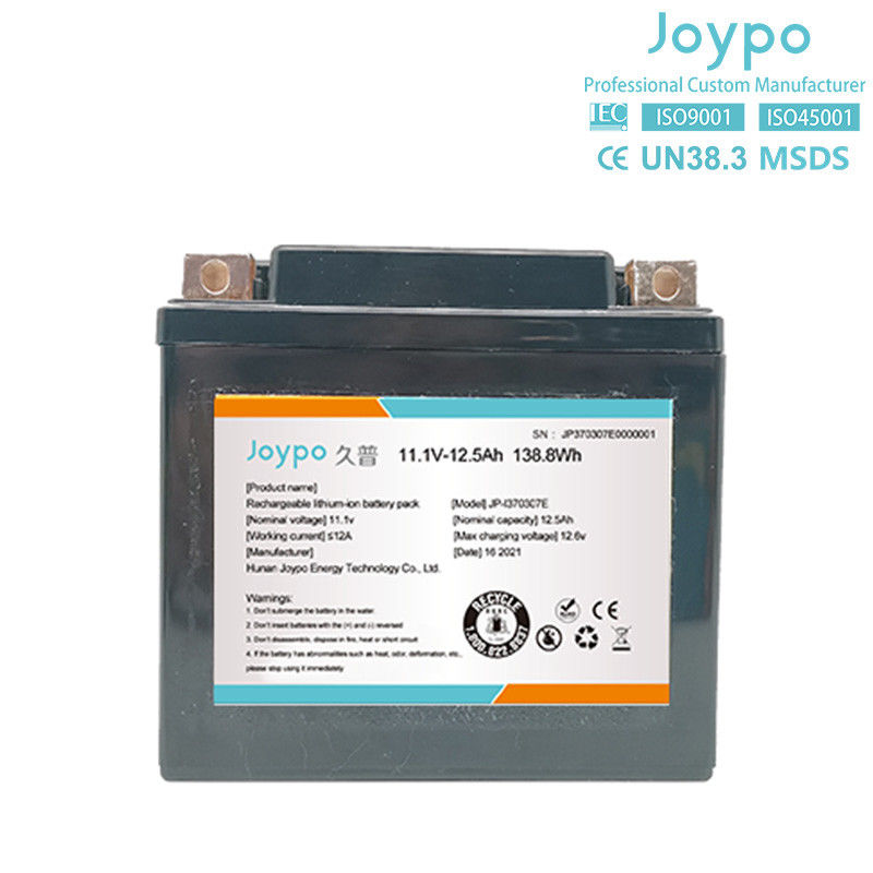 18650 Batería portátil de iones de litio recargable de 11,1 V para dispositivos médicos