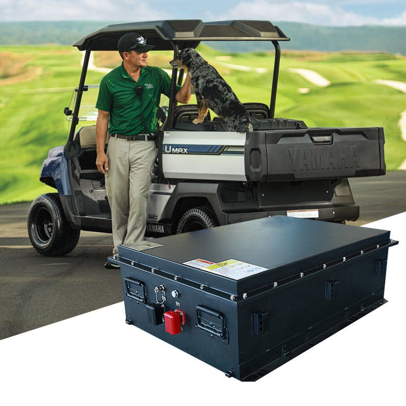 Club Car Golf Cart Batería de litio 125Ah 51.2V LiFePO4 Batería 4000 veces la vida útil del ciclo
