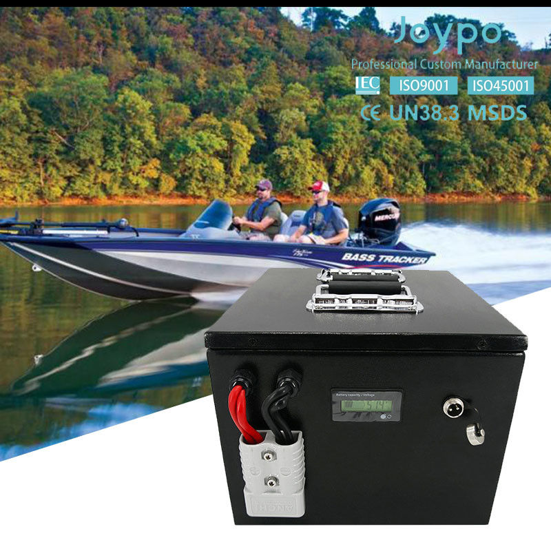 Joypo 36V 100Ah Motor de pesca marina Batería de ciclo largo Vida útil LiFePO4 Batería de litio para barcos de bajo