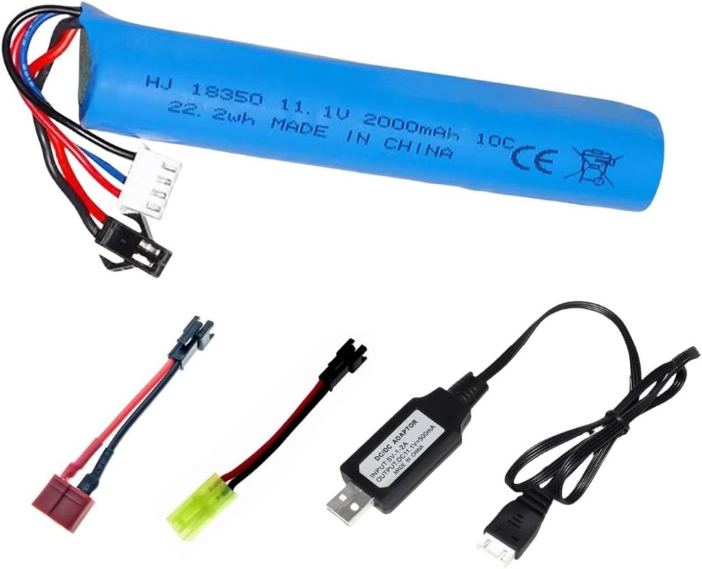 3S 11.1V 2000mAh Batería de iones de litio para el agua eléctrica Gel de bola Blaster juguetes pistola
