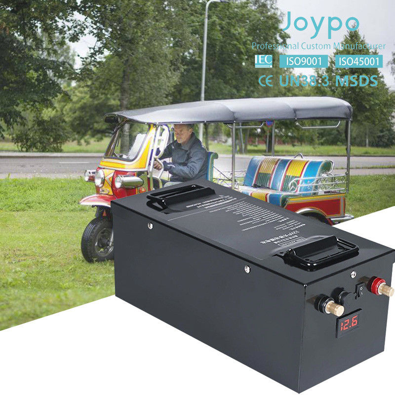 Batería de litio LiFePO4 de 50Ah 100Ah 150Ah 200Ah 48V para auto-rickshaw y camión de carga eléctrico