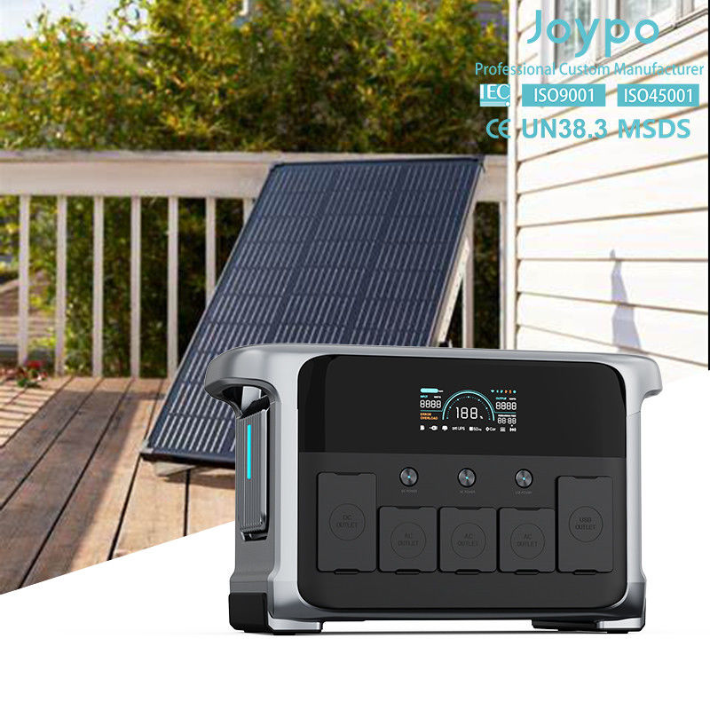 Generador solar portátil 1200W 1152Wh Fuente de alimentación ininterrumpida para el hogar y el balcón