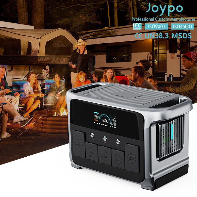 Generador solar de 1200W Estación de energía portátil para acampar con inversor bidireccional