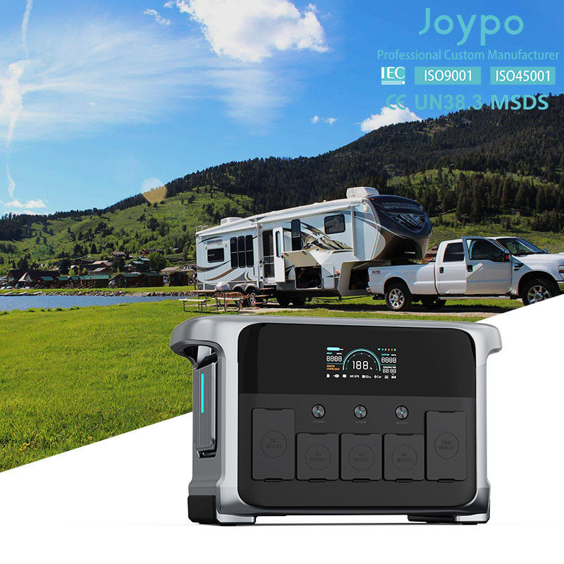 Batería portátil de iones de litio 1200W Energía solar para fiestas al aire libre y camping
