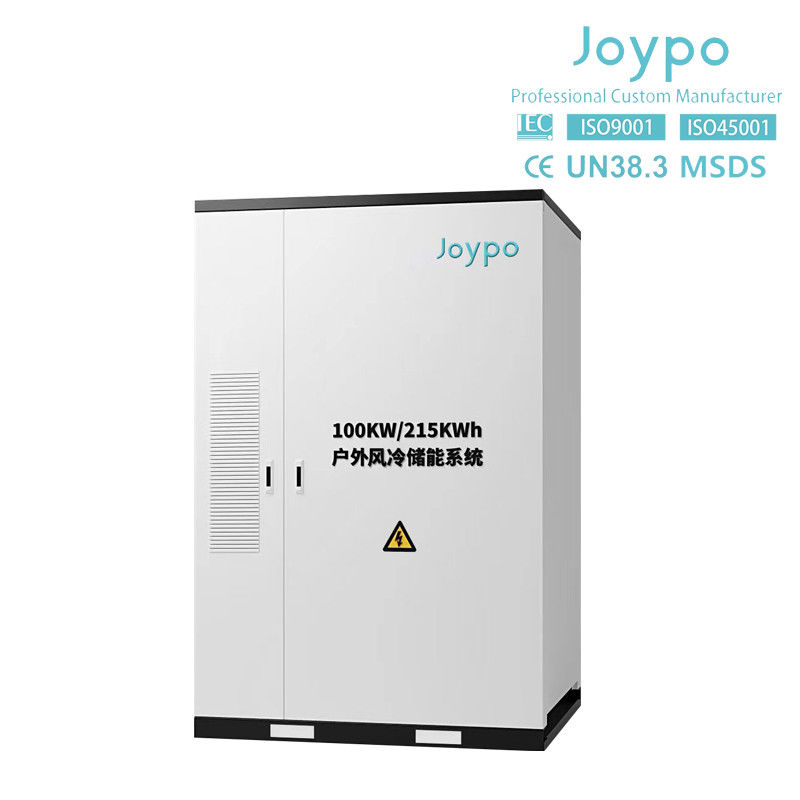 Joypo 100kW 215kWh Sistema de almacenamiento de energía comercial e industrial IP55 Módulo de batería Capacidad 280Ah