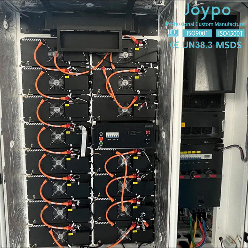 Joypo 100kW 215kWh Sistema de almacenamiento de energía comercial e industrial IP55 Módulo de batería Capacidad 280Ah