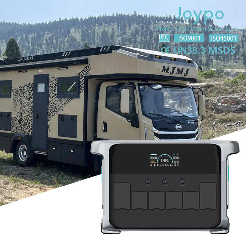 Joypo 2400W Generador solar más potente Solución de energía portátil para Vanlife Road Trip
